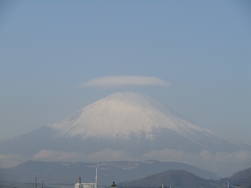 富士山　笠雲２2