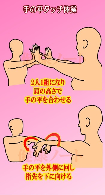 手の平タッチ No.1