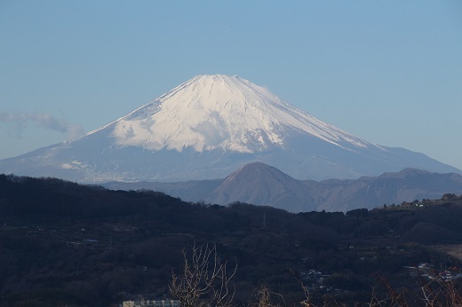 山頂からの富士山３