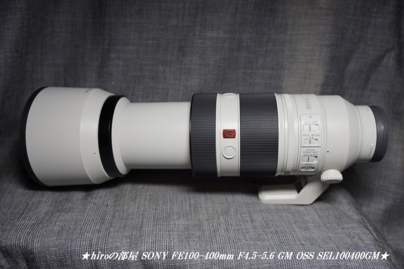 hiroの部屋　SONY FE100-400mm F4.5-5.6 GM OSS SEL100400GM