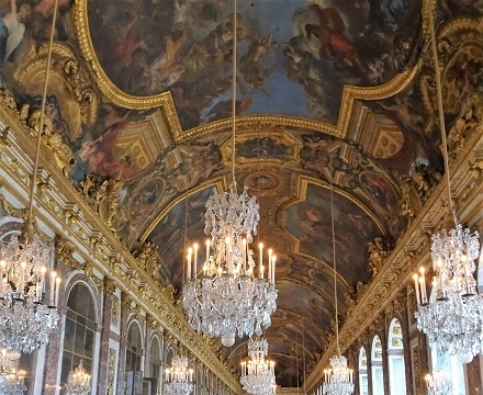 ヴェルサイユ宮殿 鏡の回廊③