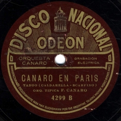 Francisco Canaro Canaro en Paris SP