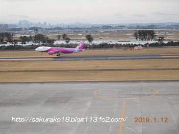 2019-1-12仙台空港飛行機3