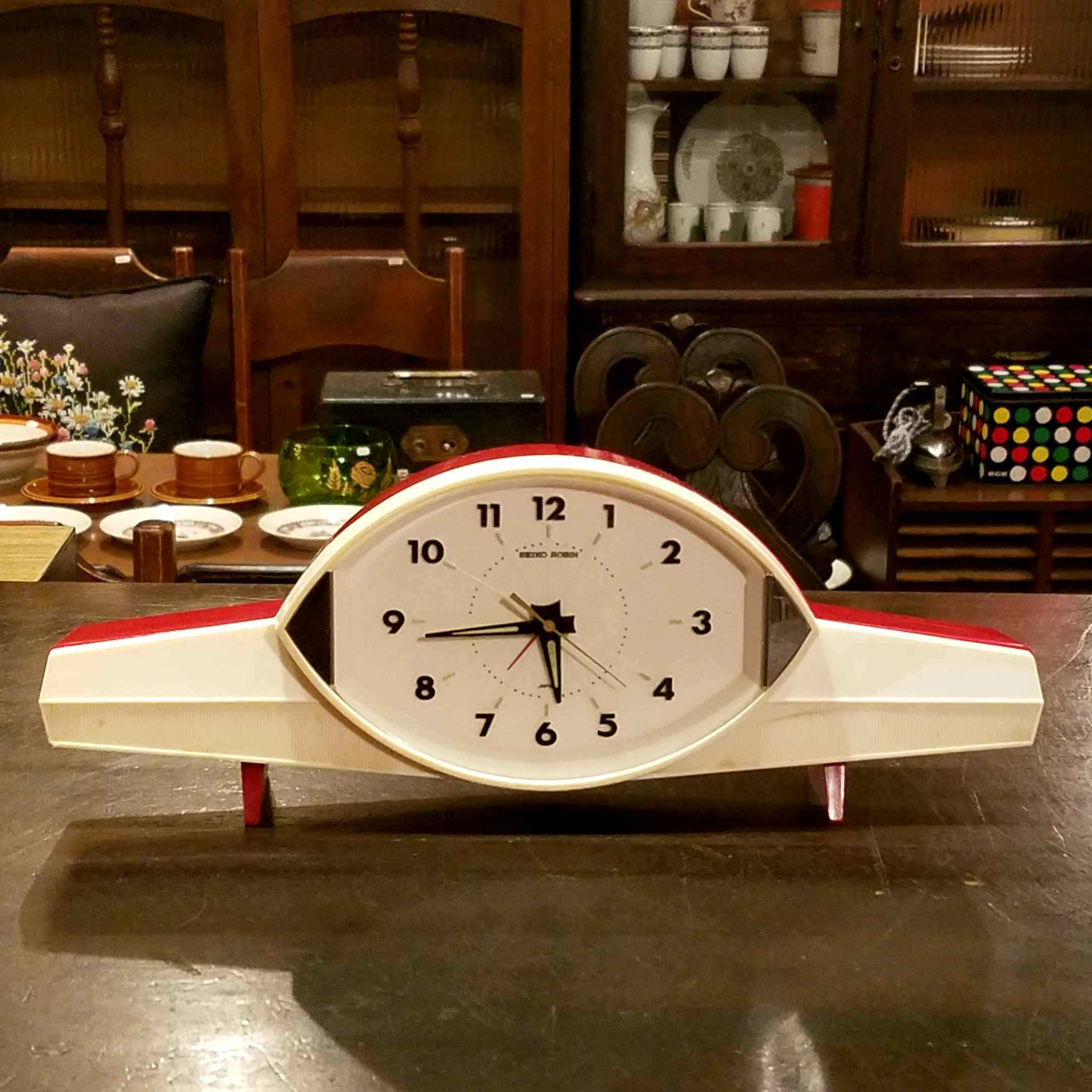 昭和レトロ＆スペースエイジな置時計セイコー・ロビン - [Sold Out 