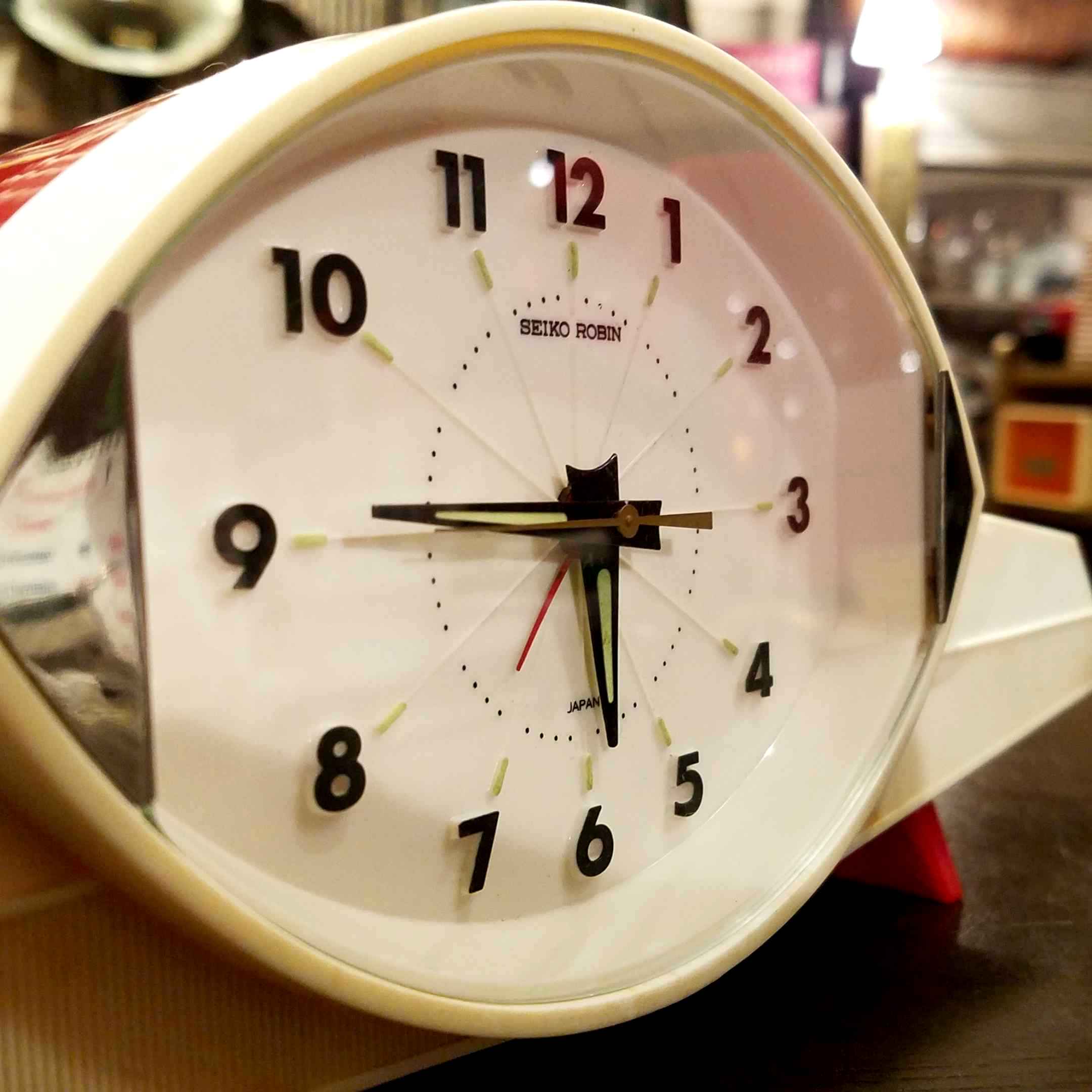 昭和レトロ＆スペースエイジな置時計セイコー・ロビン - [Sold Out 